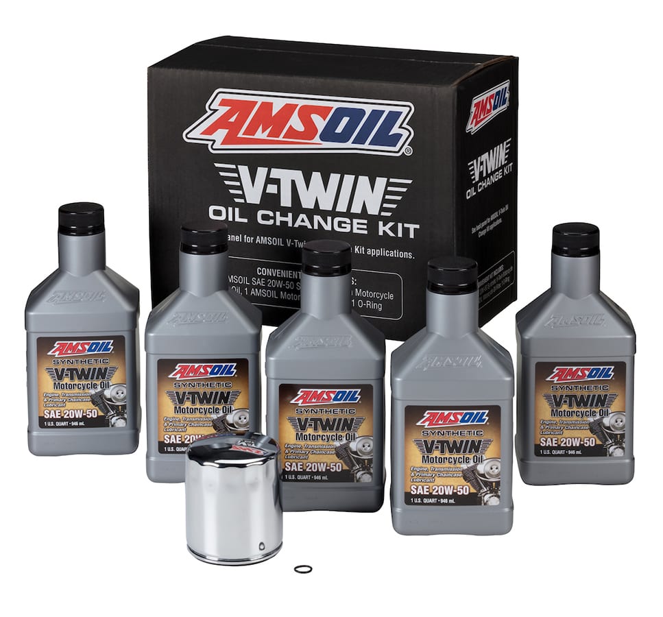 AMSOIL V-Twin Oil Change Kit