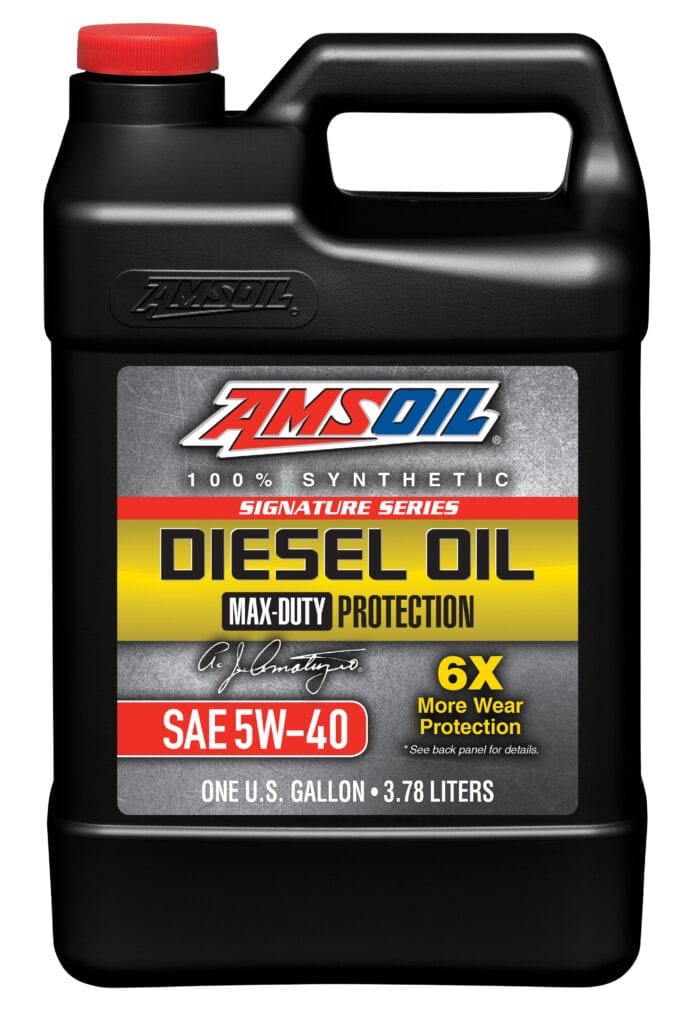 AMSOIL 5W-40 synthetic diesel motor oil