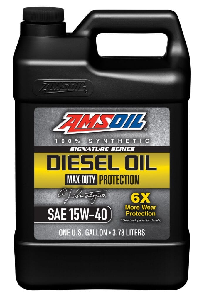 AMSOIL 15W-40 synthetic diesel motor oil