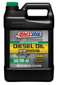 AMSOIL 0W-40 synthetic diesel motor oil