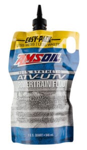 AMSOIL Powertrain fluid in bag