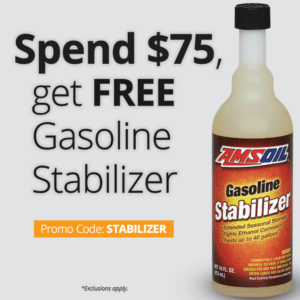 Spend $75, get free Gasoline Stabilizer