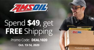 AMSOIL free shipping promotion