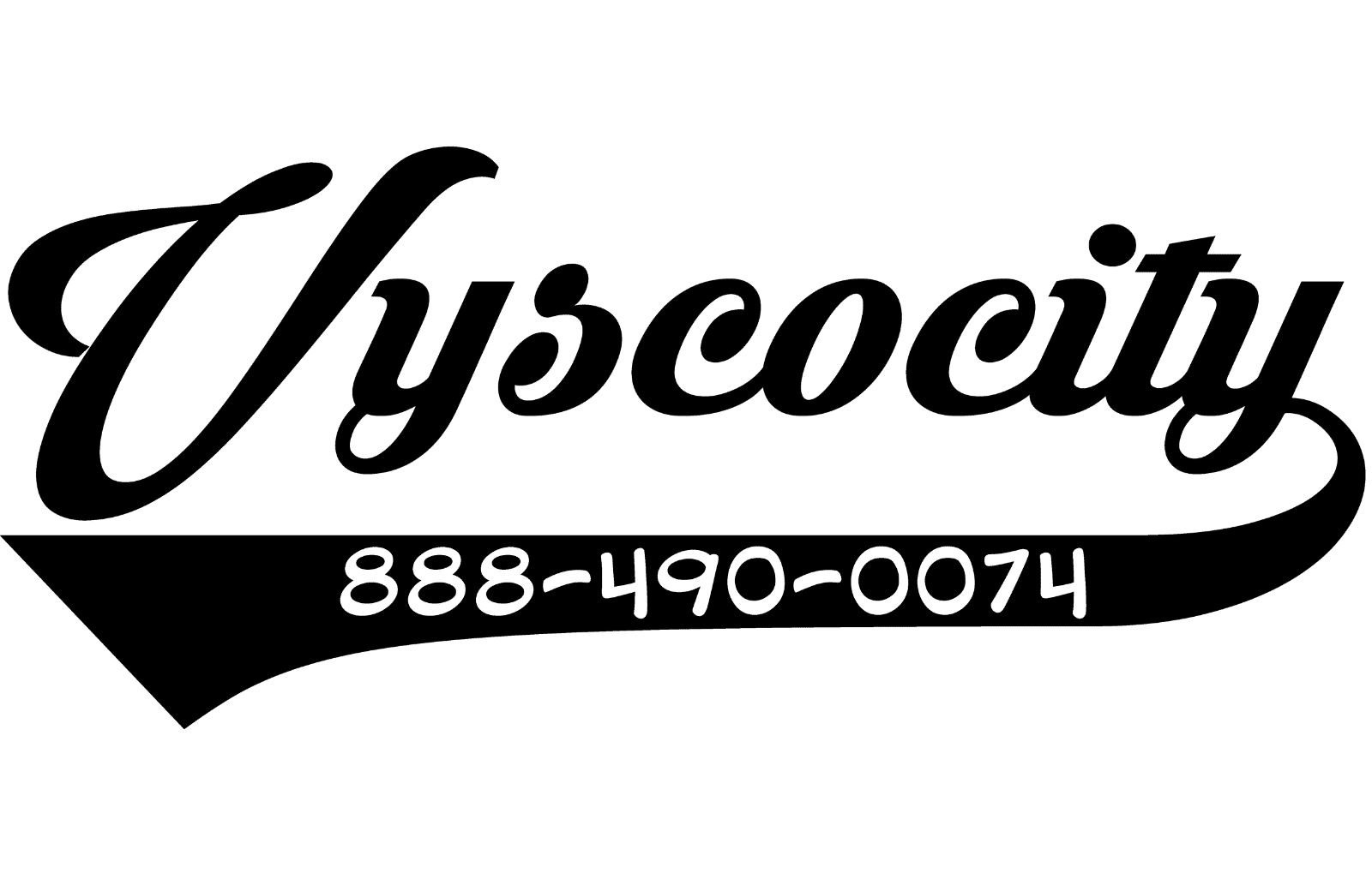 Vyscocity Inc. logo with contact phone number 1-888-490-0074