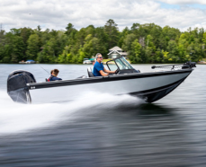 boat on open water