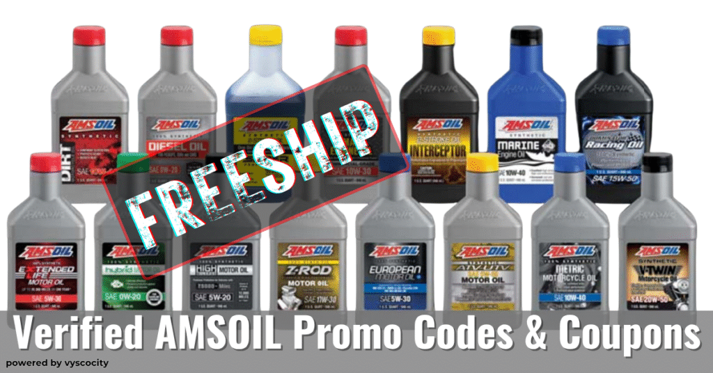 Verified AMSOIL Promo Codes & Coupons