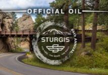 Sturgis logo with senic route in background